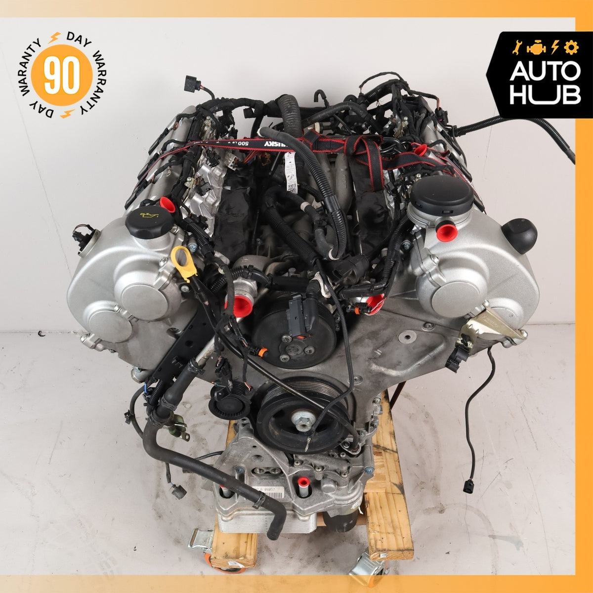 03-06 Porsche Cayenne 955 Turbo S 4.5L V8 M48.50 Engine Motor Assembly OEM - photo 11