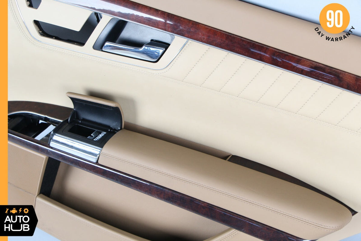 07-09 Mercedes W221 S600 Interior Door Panel Rear Right Side Beige OEM - photo 7