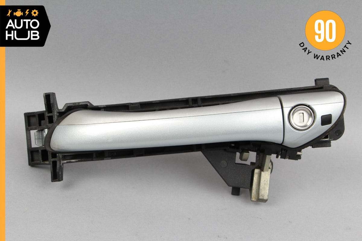 03-06 Mercedes R230 SL500 SL55 AMG Left Side Exterior Door Handle Silver OEM - photo 1