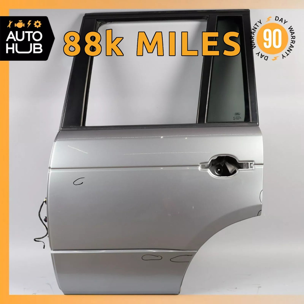 03-12 Land Rover Range Rover L322 Rear Left Driver Side Door Shell OEM 88k - photo 1