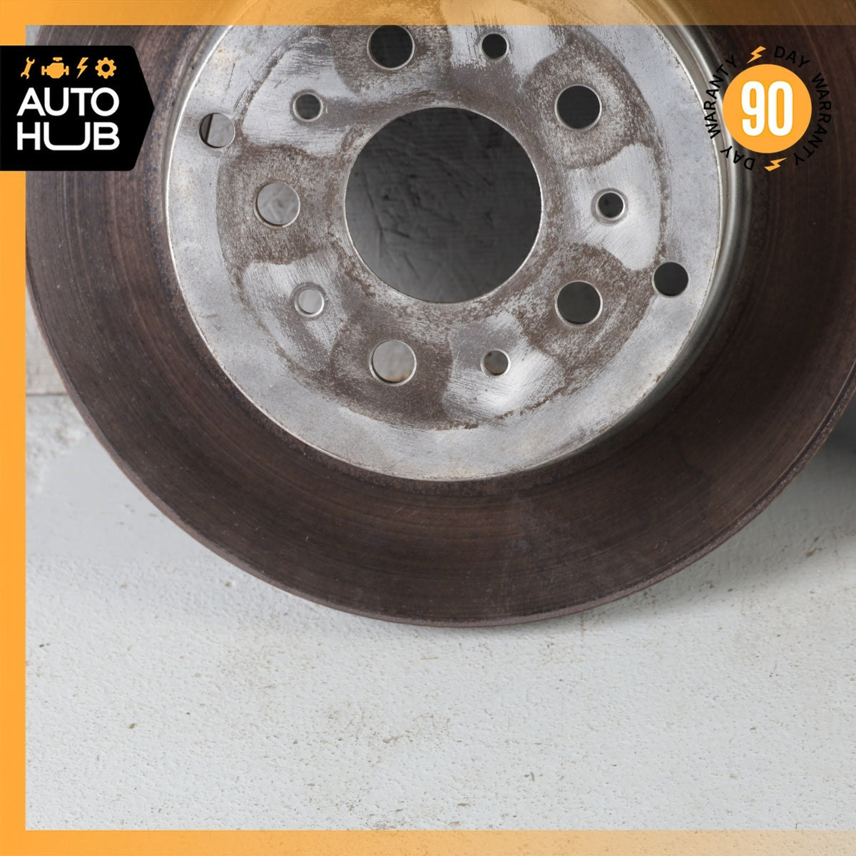 04-06 Maserati Quattroporte M139 Rear Brake Rotors Disc Left & Right Set OEM 84k - photo 5