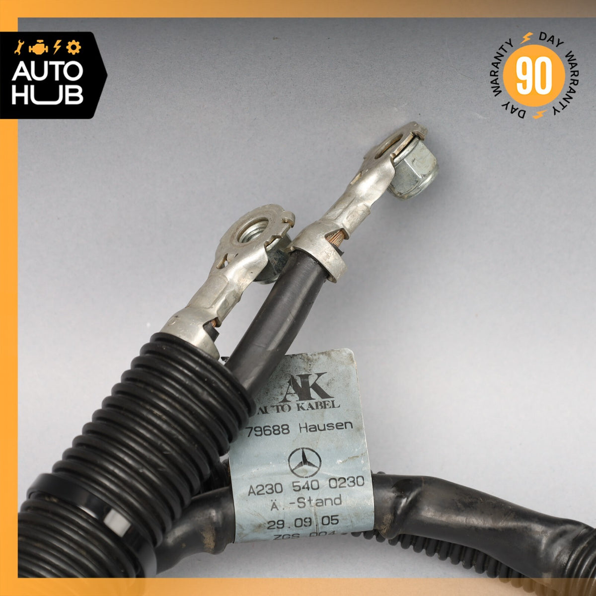 07-12 Mercedes R230 SL550 Starter to Alternator Cable Wire 2305400230 OEM - photo 8