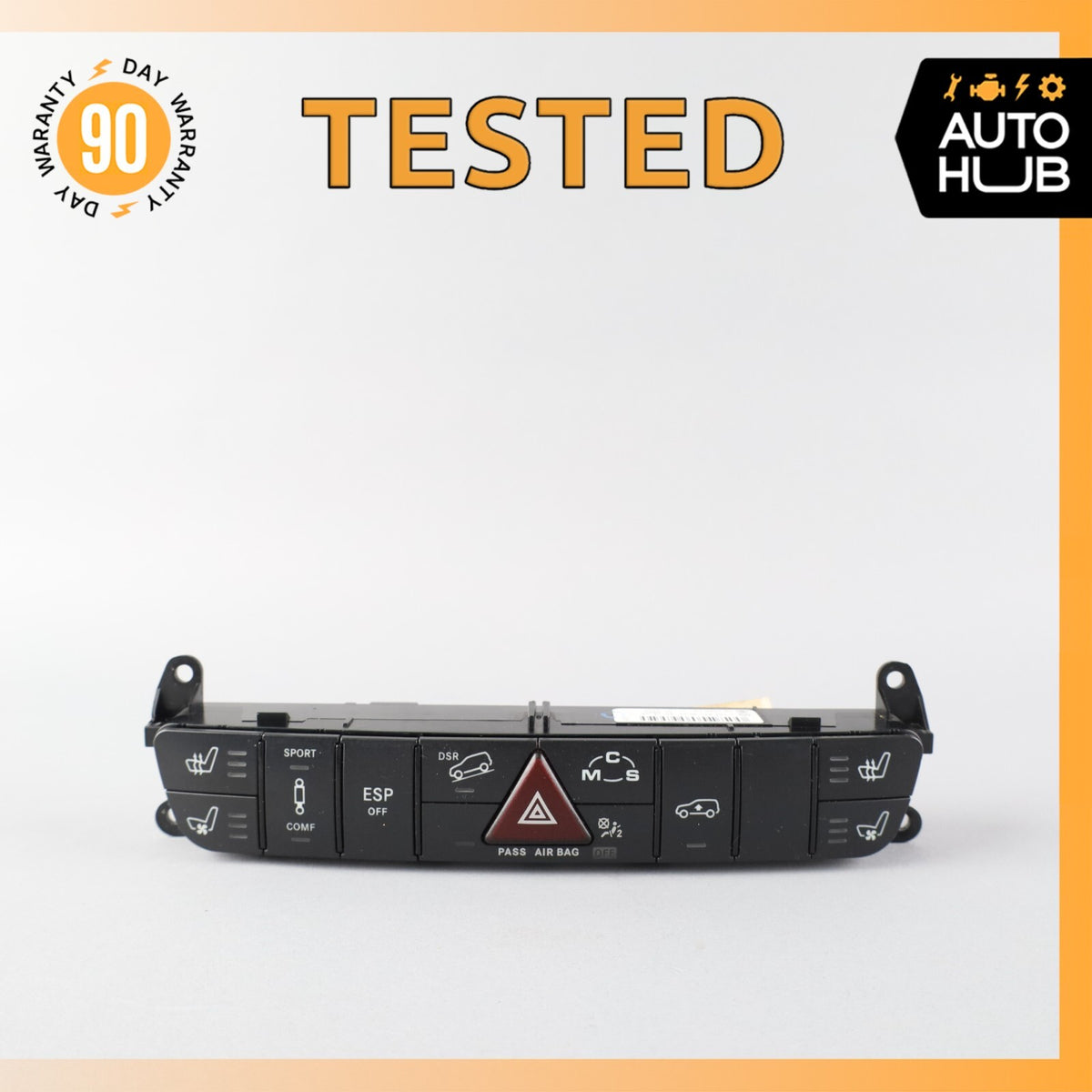 07-11 Mercedes W164 ML63 AMG Dash Hazard Heated Seats ESP Control Panel OEM - photo 1