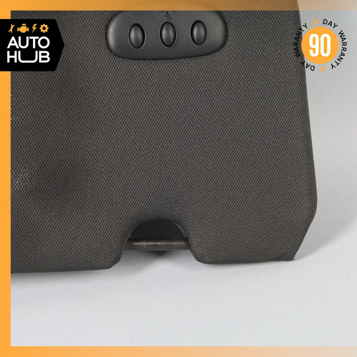 06-08 Cadillac XLR Left Driver Side Sun Visor Shade Black 15241870 OEM - photo 9