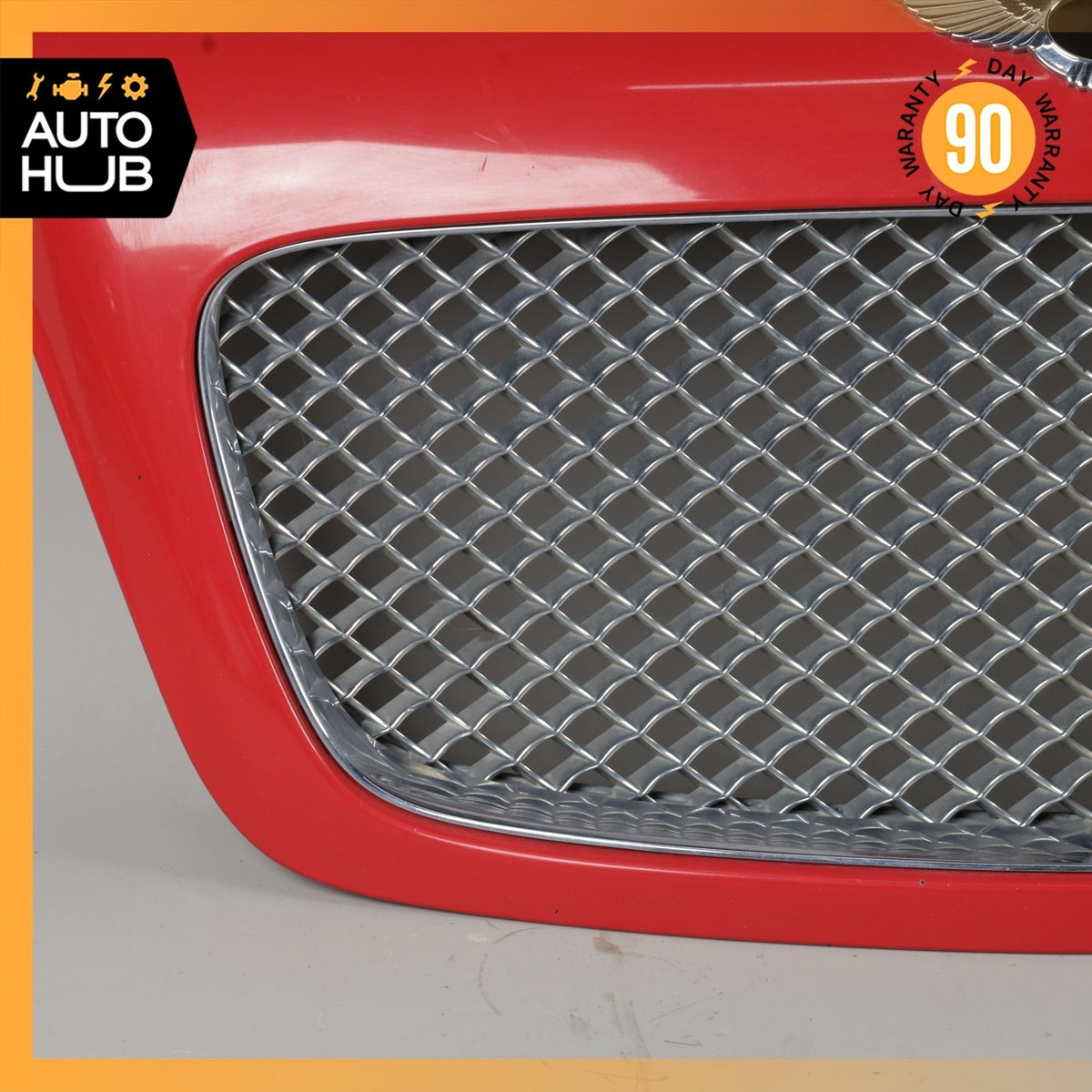 Bentley Continental GT Flying Spur Hood Radiator Grille Grill Red OEM - photo 7