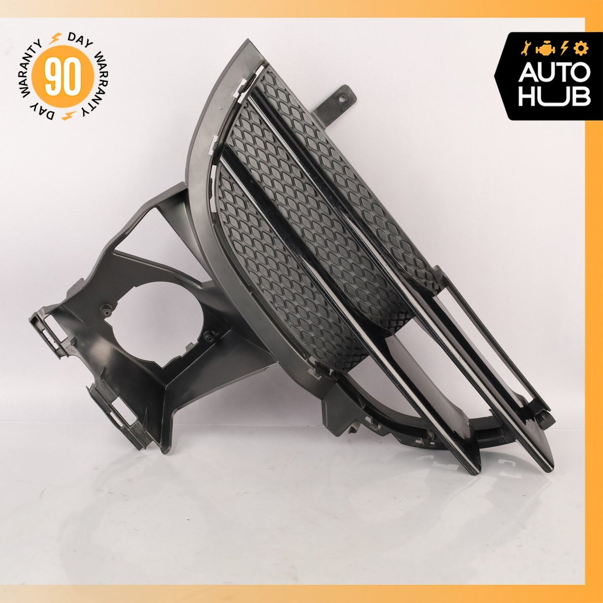 11-14 Porsche Cayenne 958 Front Right Side Bumper Mesh Grille Black OEM - photo 3