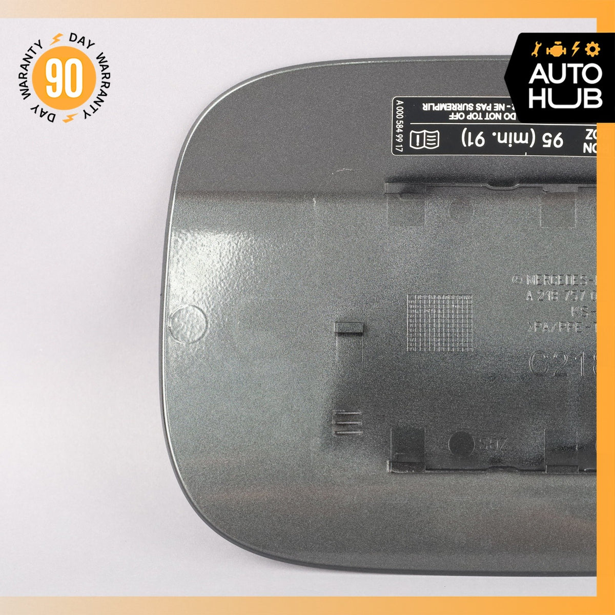 12-18 Mercedes W218 CLS550 Fuel Gas Tank Lid Door Cover 2187570006 OEM - photo 5