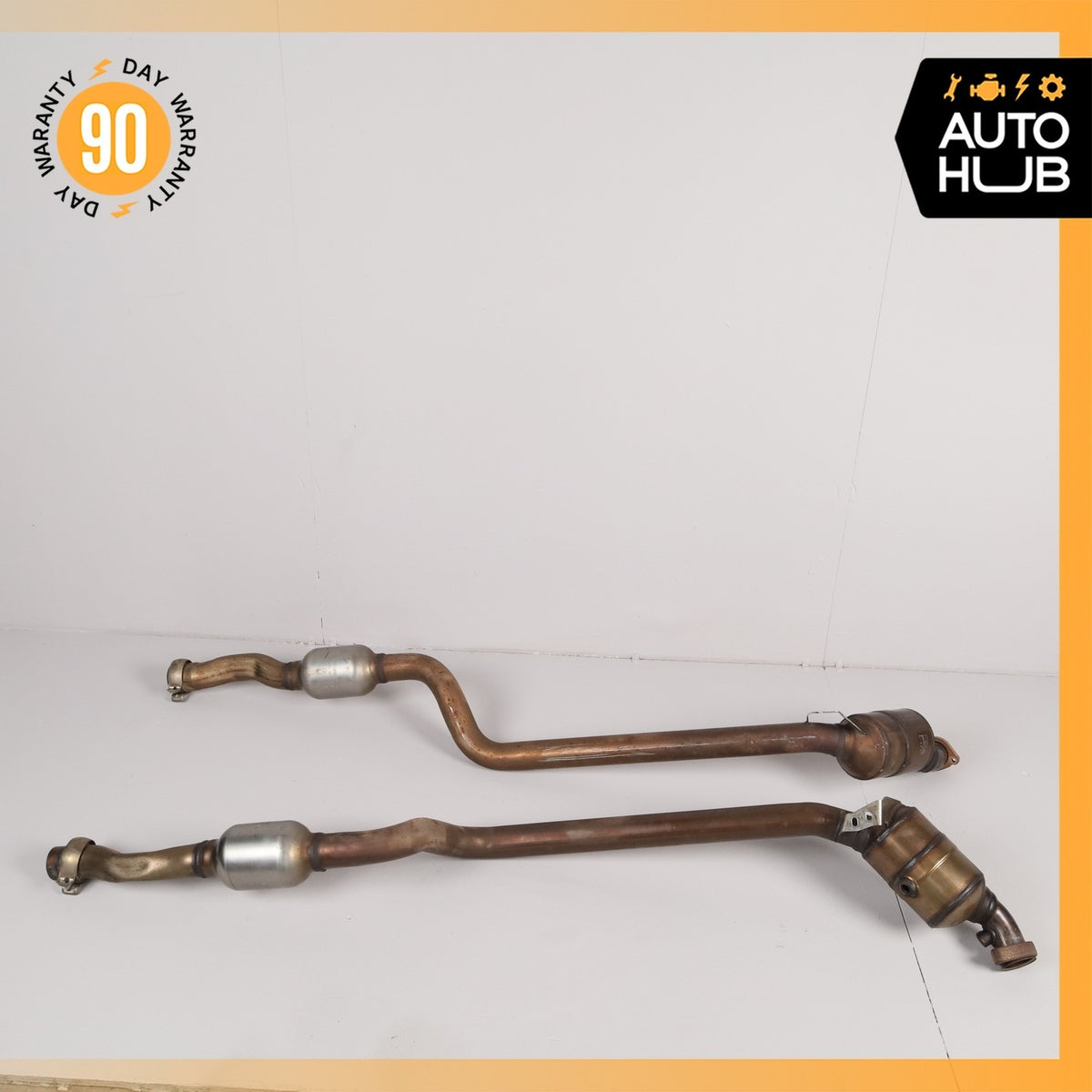 Mercedes W207 E550 M273 RWD Engine Exhaust Downpipe Left & Right Side Set OEM - photo 13