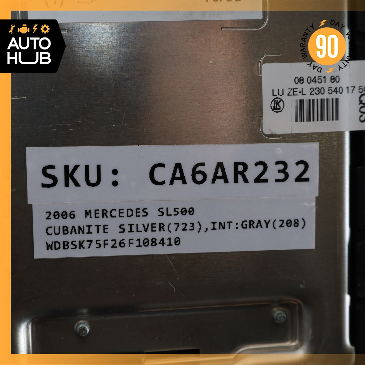 03-12 Mercedes R230 SL500 SL55 AMG Front Left SAM Fuse Box Control Module OEM - photo 11