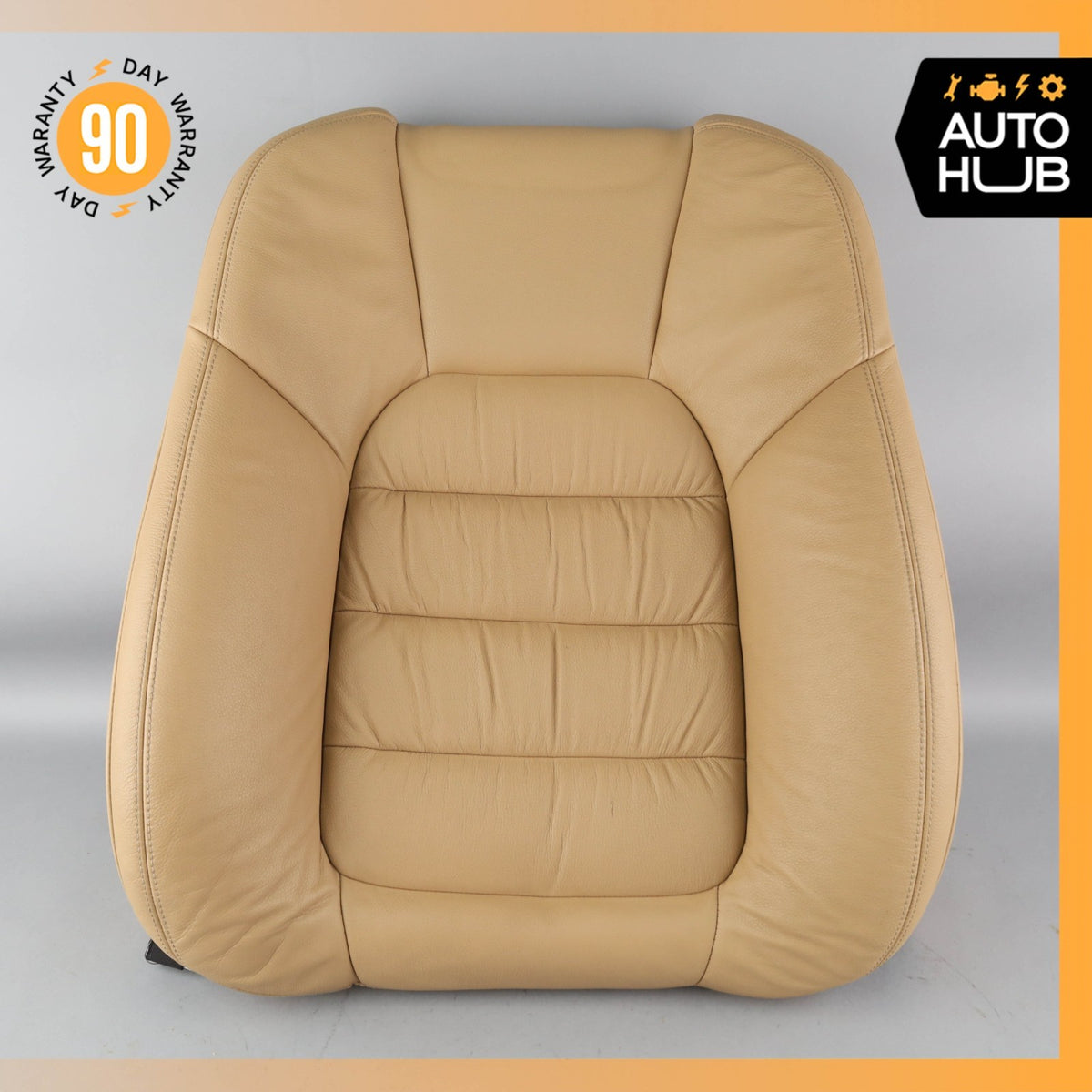 11-18 Porsche Cayenne 958 Front Right Side Seat Upper Cushion Beige OEM - photo 1