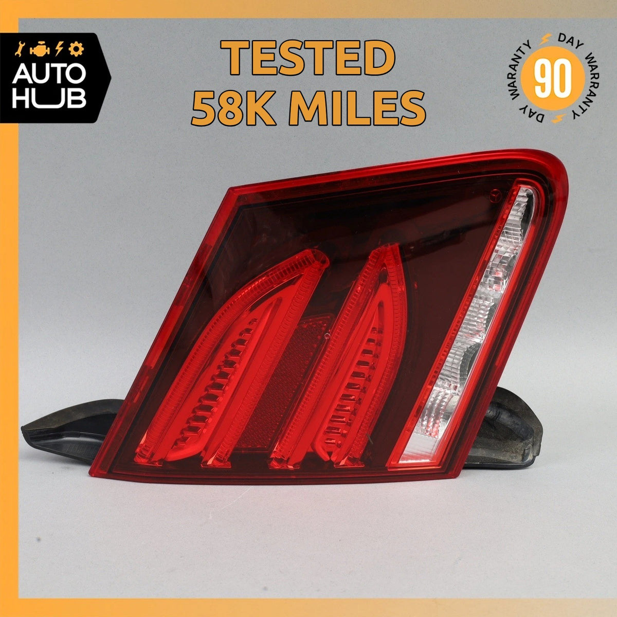 14-17 Mercedes W207 E400 E350 E550 Inner Tail Light Lamp Rear Left Side OEM 58k - photo 1