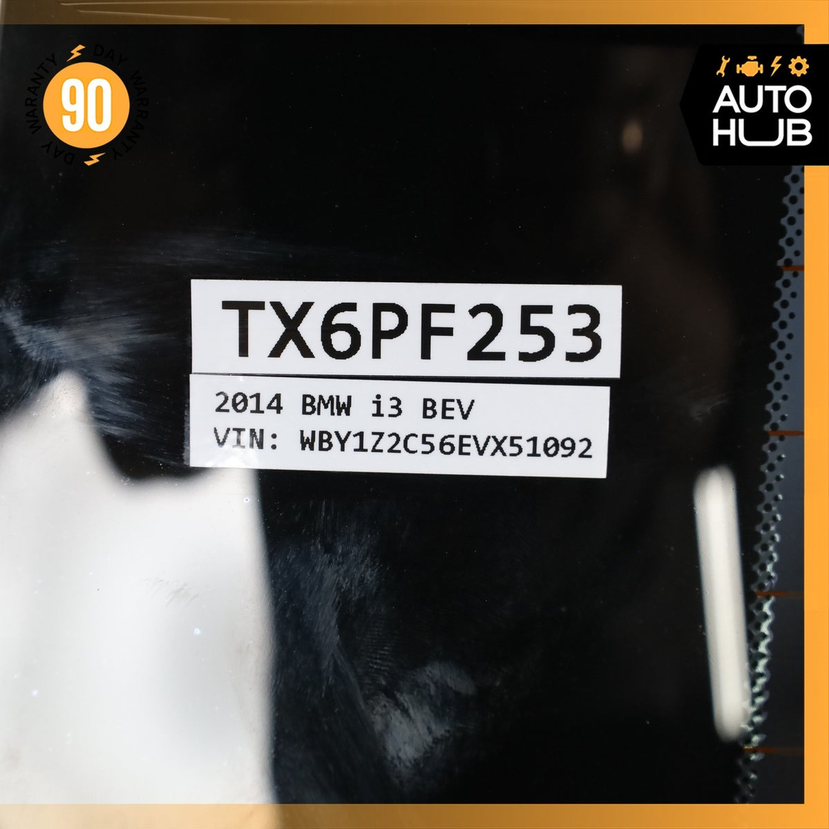 14-21 BMW i3 I01 Trunk Lid Tail Gate Hatch Shell Black OEM 43k - photo 24