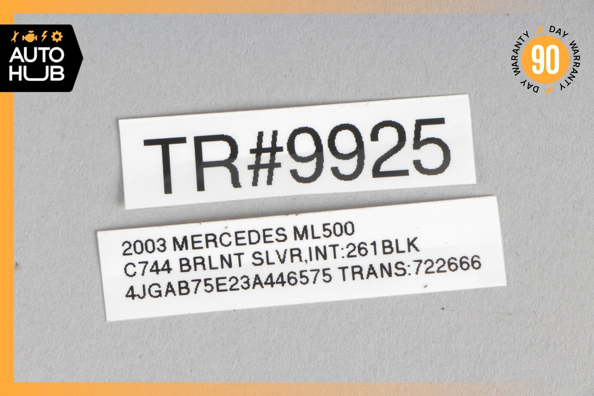 02-05 Mercedes W163 ML500 ML320 3rd Window Switch Button 1638200410 OEM - photo 7