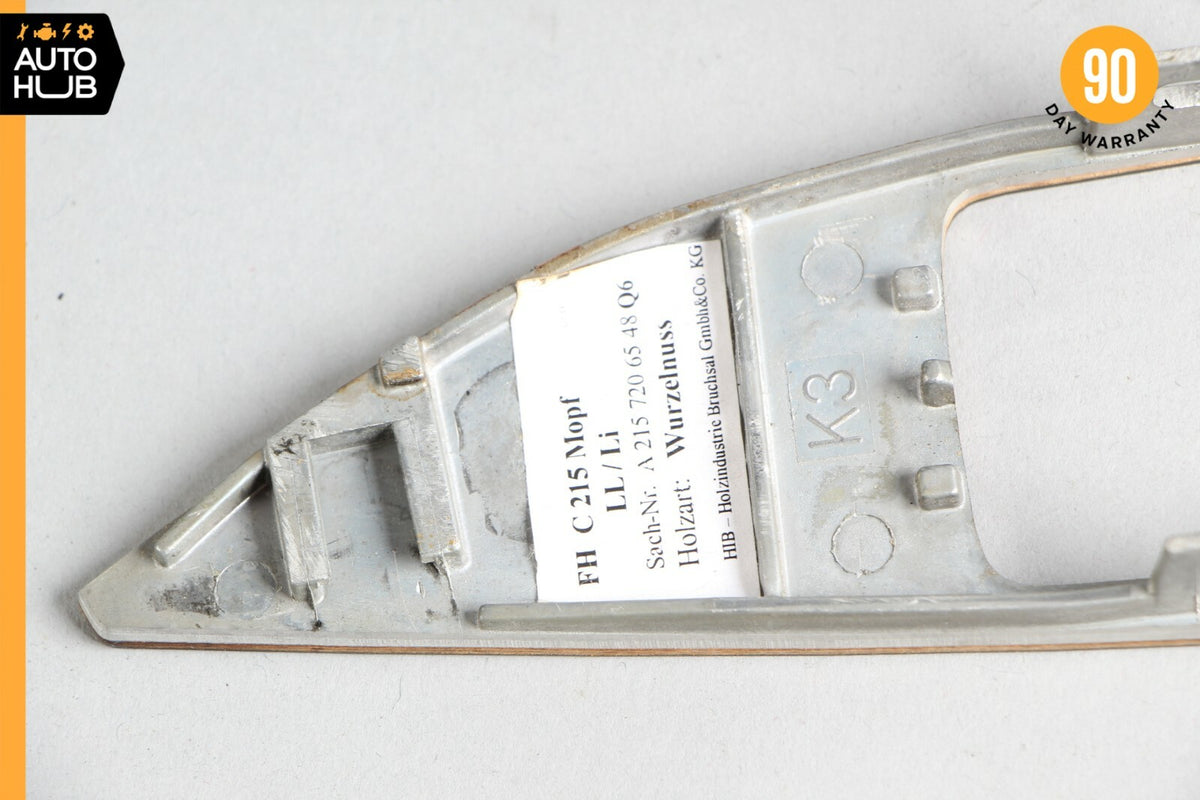 03-06 Mercedes W215 CL55 AMG CL500 Left Door Master Window Switch Bezel Trim OEM - photo 10