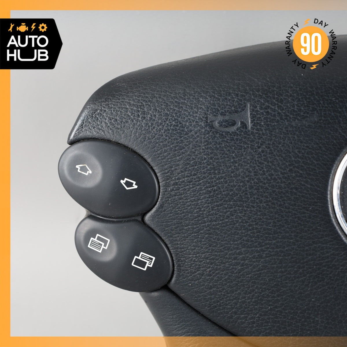 Mercedes R230 SL500 CLK500 E350 CLK55 Steering Wheel Airbag Air Bag Black OEM - photo 2
