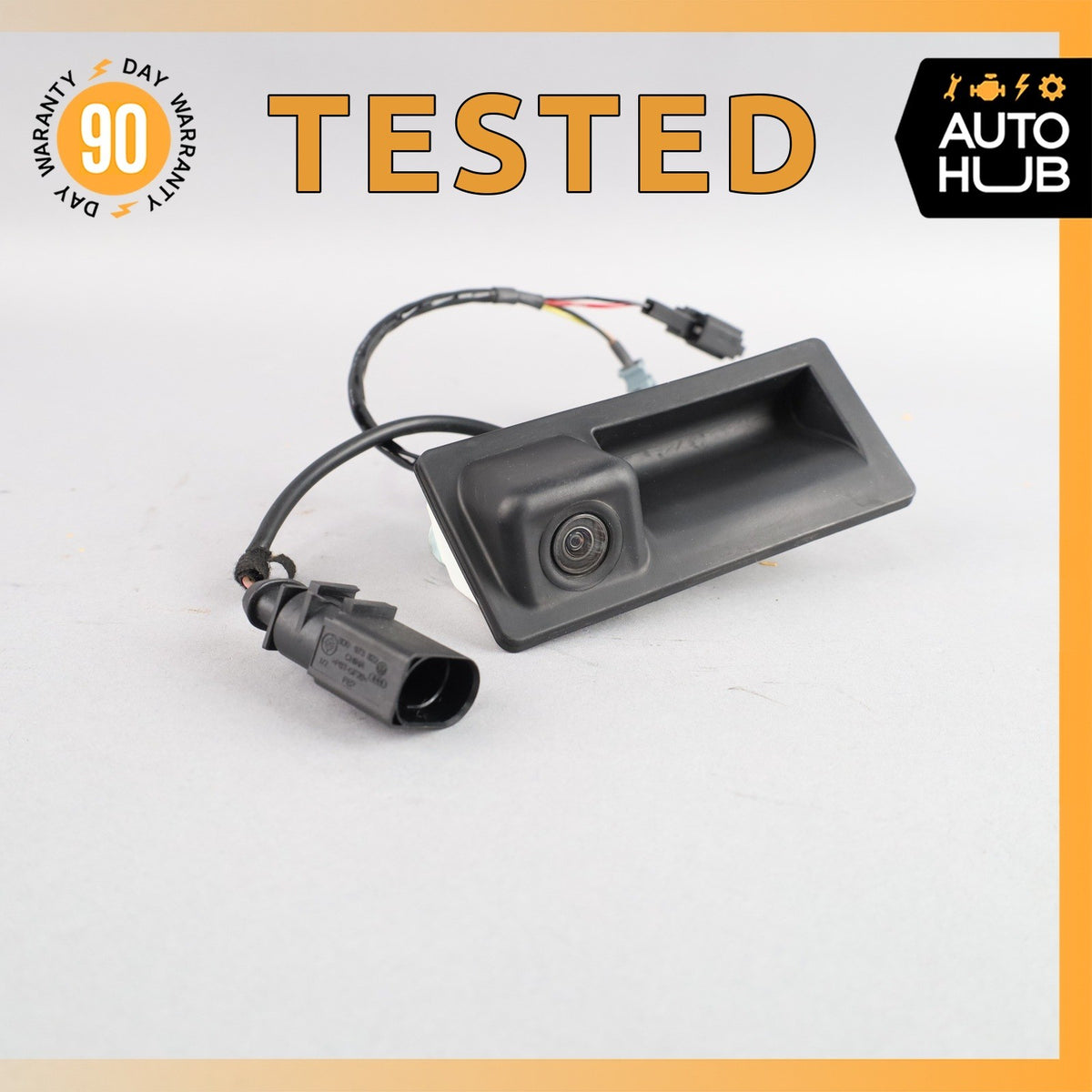 Porsche Cayenne 958 Trunk Tailgate Release Open Handle w/ Camera OEM - photo 1