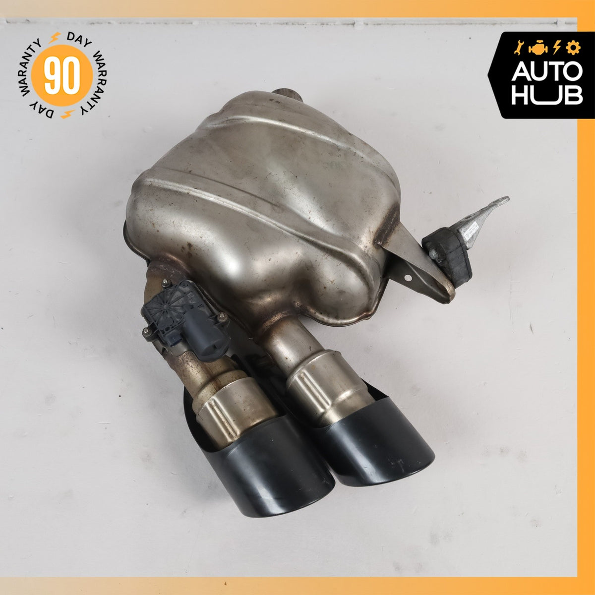 15-18 Porsche Macan 95B GTS Sport Left Side Exhaust Muffler w/ Valves OEM 46k - photo 1