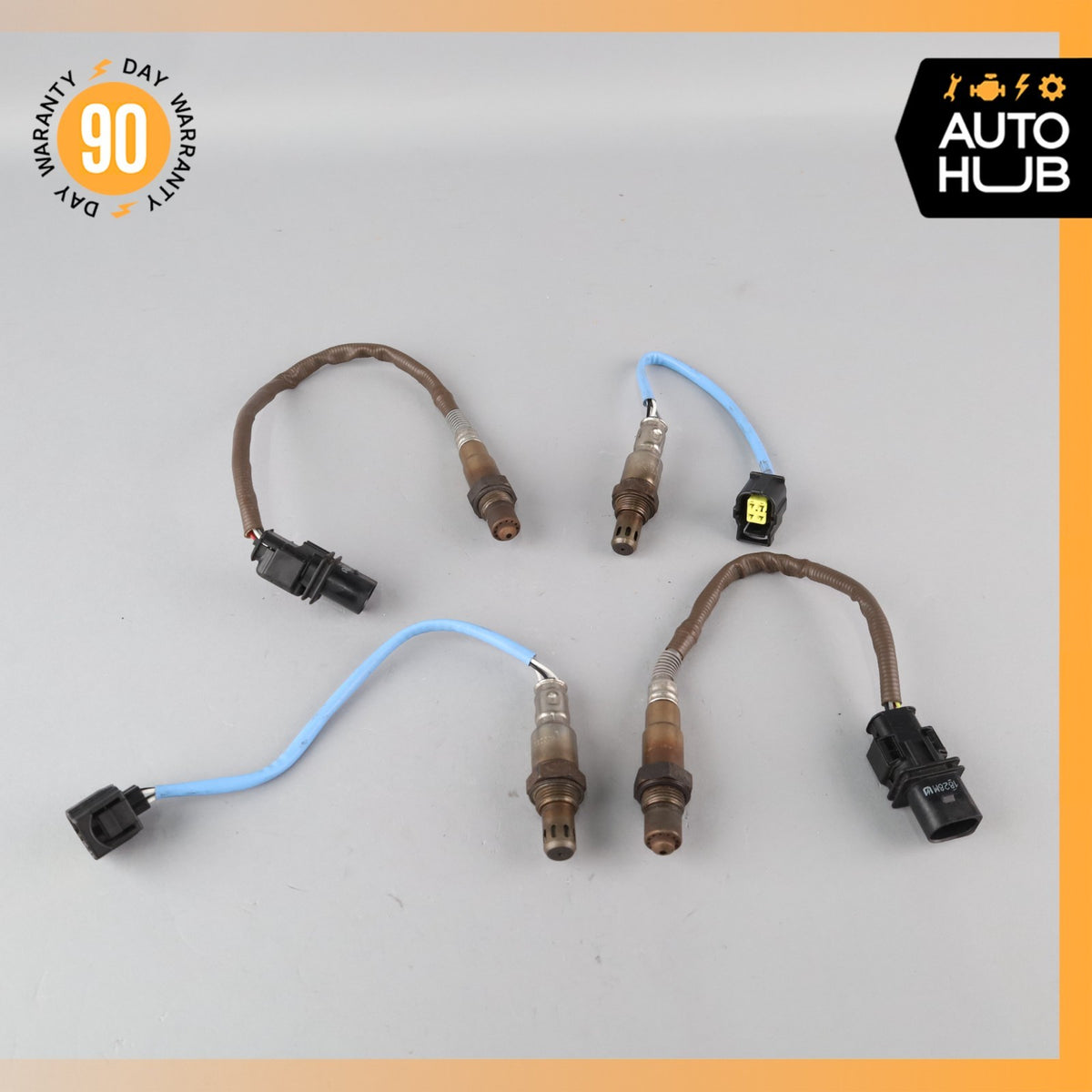 18-20 Mercedes W222 S450 Oxygen O2 Sensor Lambda Set of 4 OEM - photo 1