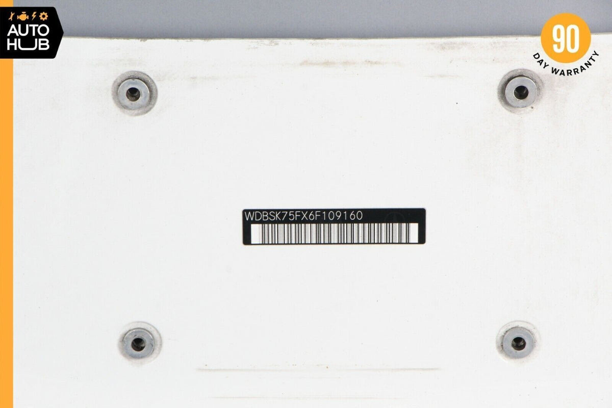 03-12 Mercedes R230 SL500 SL550 SL55 AMG Trunk Lid License Plate Holder OEM - photo 4