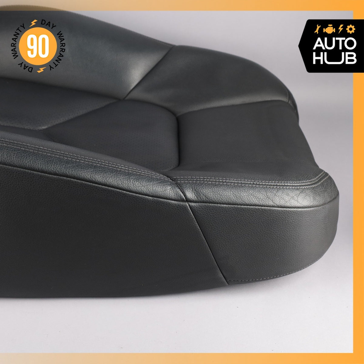 11-18 Porsche Cayenne 958 Front Right Side Seat Upper Cushion Black OEM - photo 12