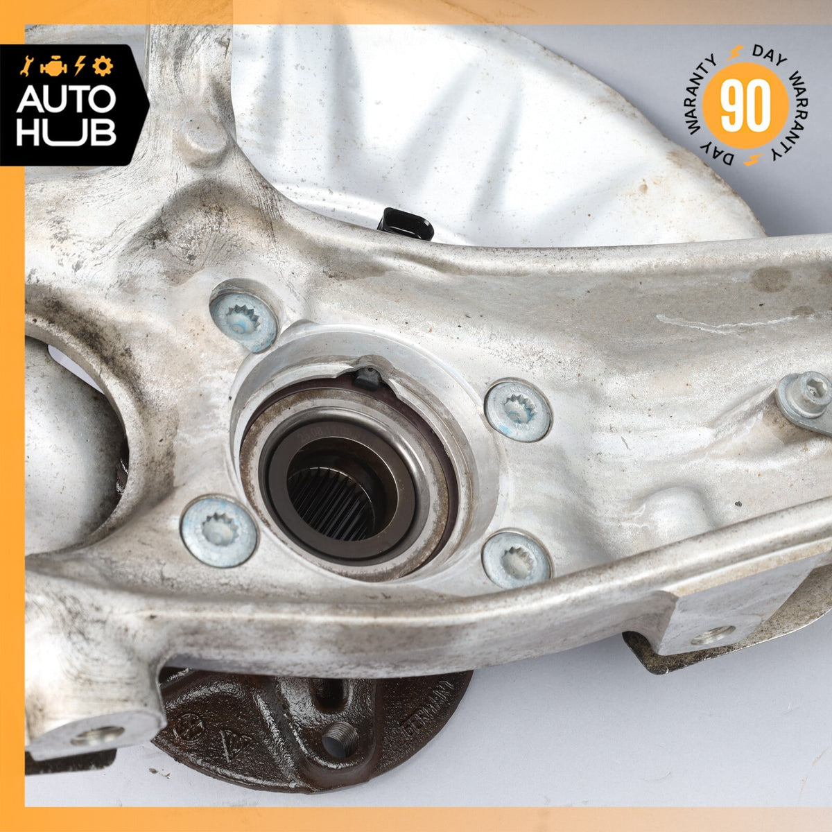 11-18 Porsche Cayenne 958 Hybrid S Front Left Driver Knuckle Spindle OEM - photo 13