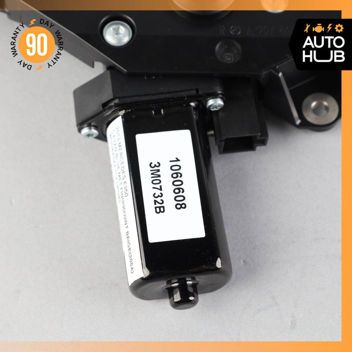 10-17 Mercedes W207 E350 E550 Right Side Seat Belt Feeder Motor Beige OEM - photo 11