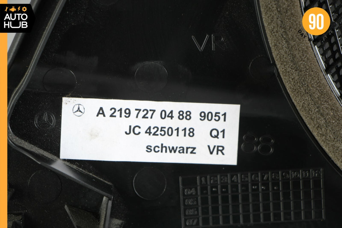 06-11 Mercedes W219 CLS500 CLS550 Front Right Interior Door Speaker Cover OEM - photo 11