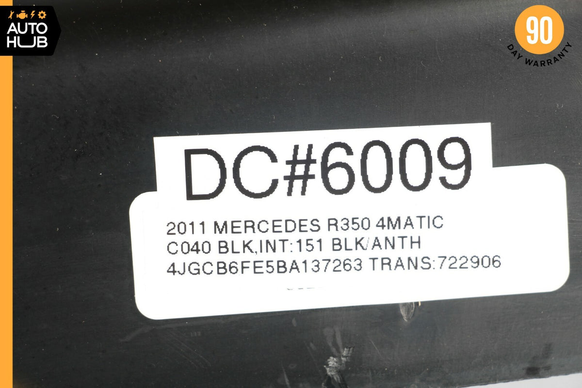 06-13 Mercedes W251 R350 R500 Dash Board Trim Panel Left Driver Side Black OEM - photo 8