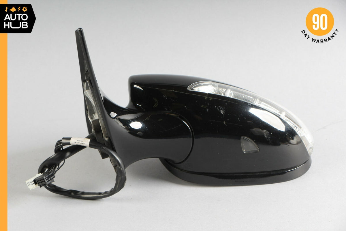 07-09 Mercedes W216 CL63 AMG CL600 Left Side Rear View Door Mirror Black OEM - photo 5