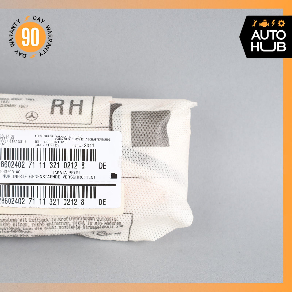 12-20 Mercedes R172 SLK250 SLC300 Front Right Seat Side Airbag Air Bag OEM 49k - photo 3