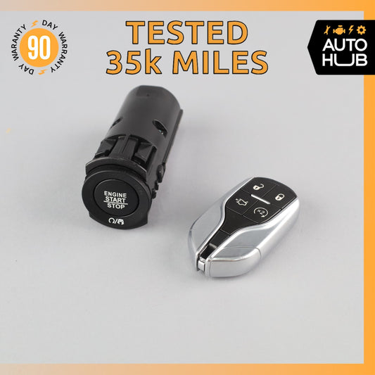 Maserati Levante M161 Key Fob Entry Remote Lock Set w/Start Switch 670169604 OEM - photo 1