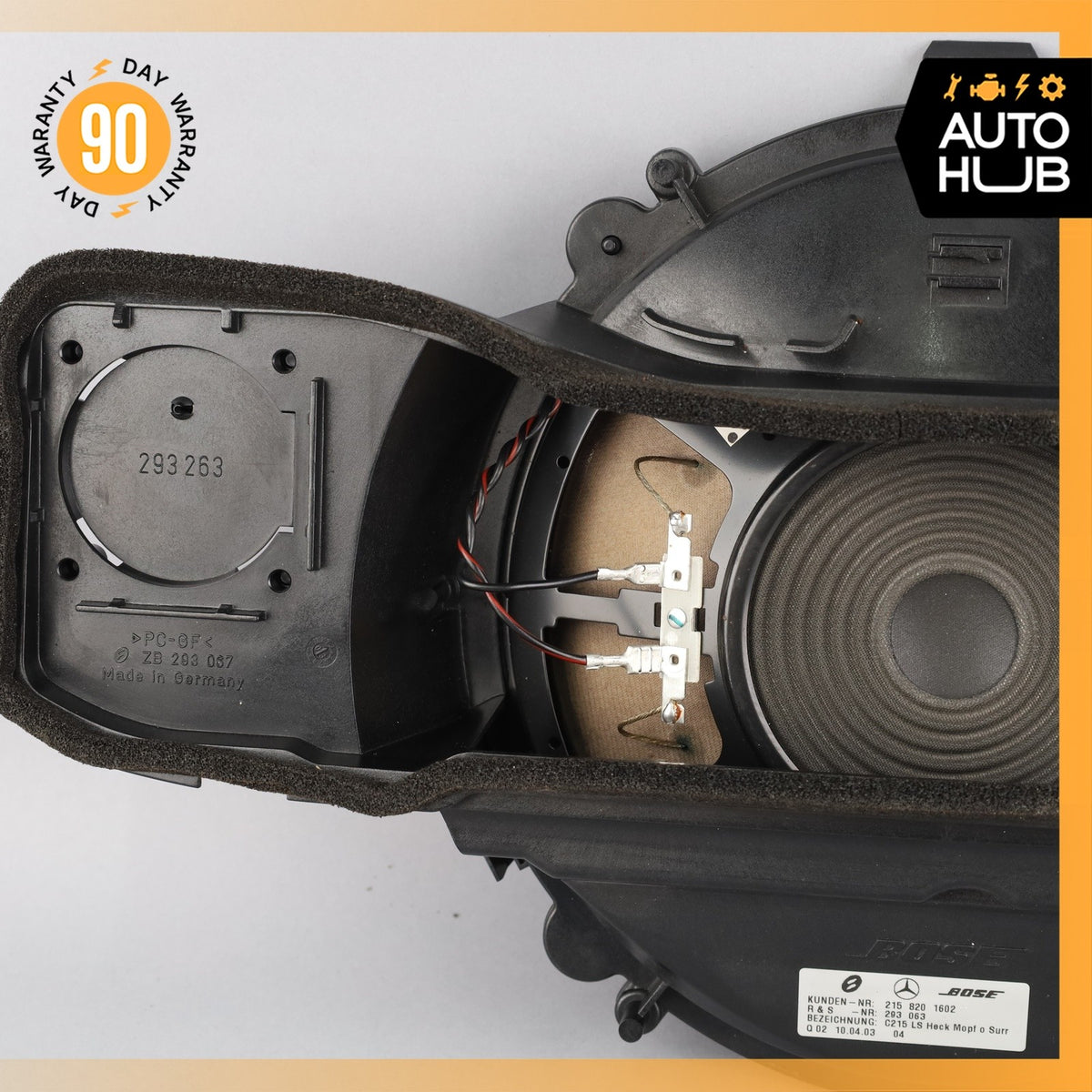 00-06 Mercedes W215 CL500 CL600 Audio Sound Speaker Subwoofer 2158201602 OEM - photo 9