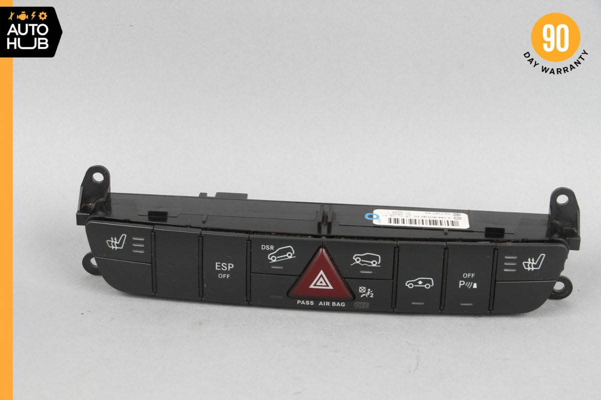 06-12 Mercedes X164 GL450 ML550 Hazard Control Switch Panel 1648709210 OEM - photo 1