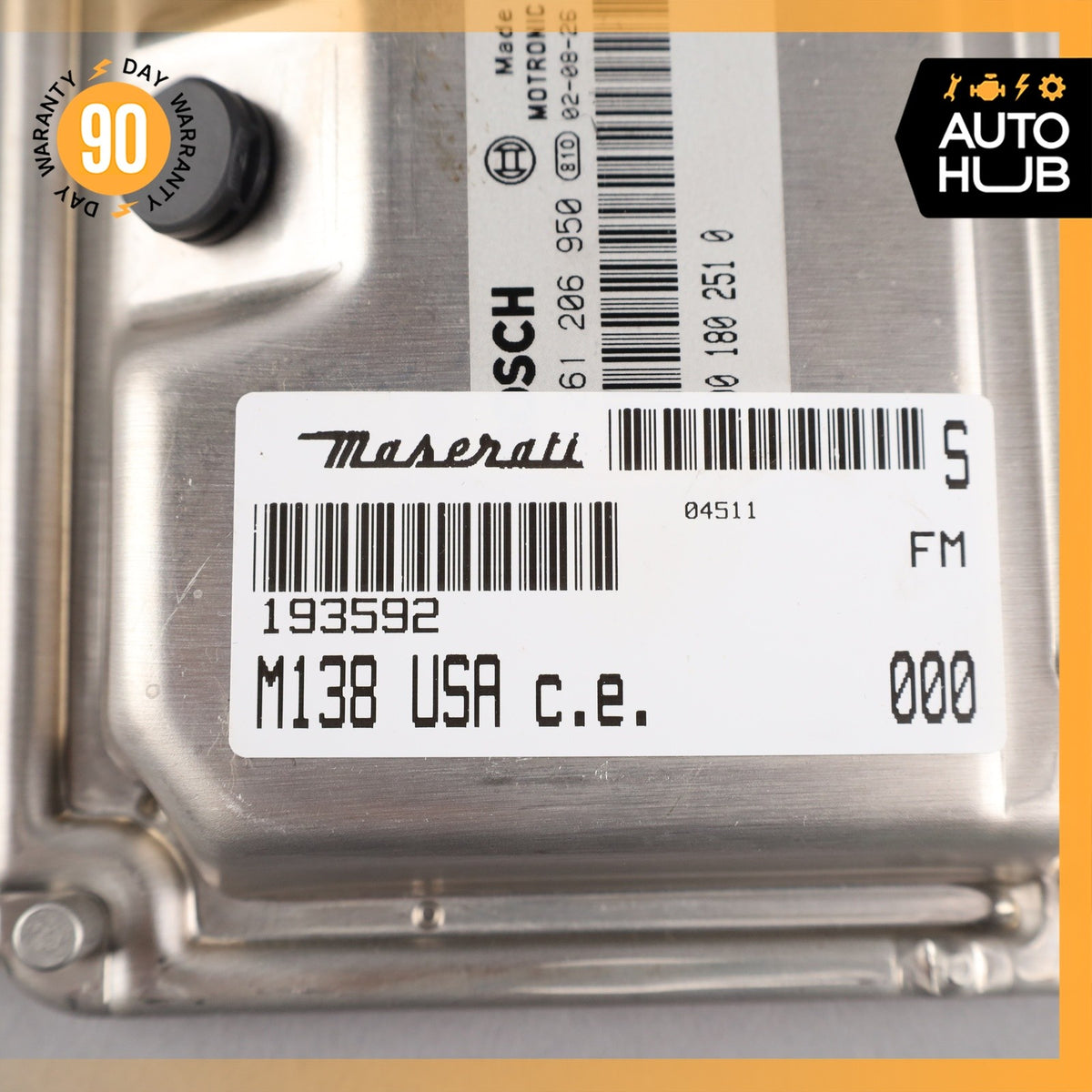 02-04 Maserati M138 4200 Coupe GT 4.2L V8 ECU Engine Control Module Unit OEM 27k - photo 9