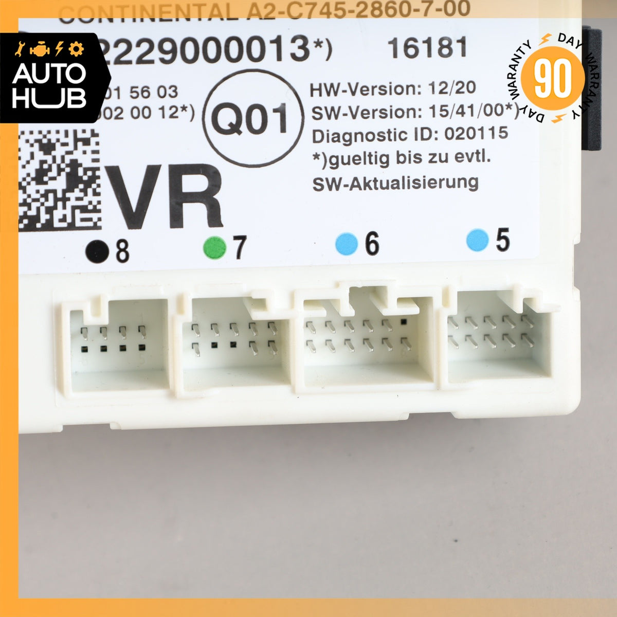 Mercedes W205 C300 Front Right Side Door Control Module OEM 73k - photo 7