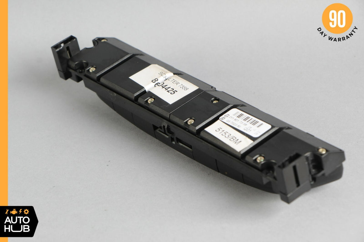 03-09 Mercedes W211 E320 E550 Hazard Control Door Lock Switch Panel 2118217358 - photo 7