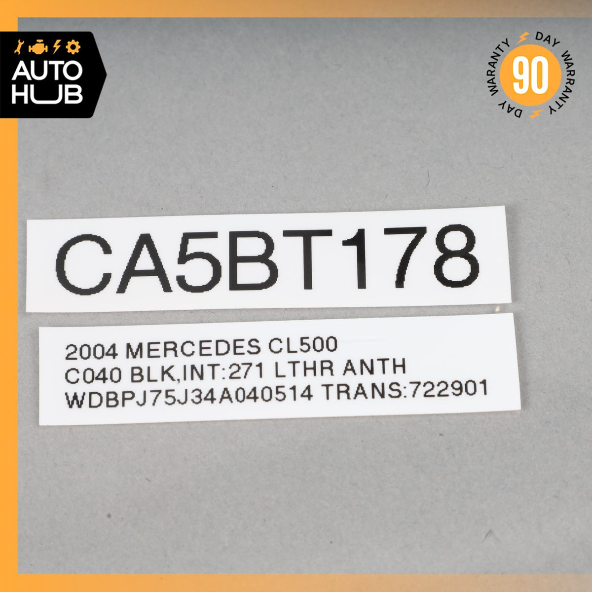 03-06 Mercedes W215 CL500 CL55 AMG Dashboard Control Switch Panel 2158209210 OEM - photo 16