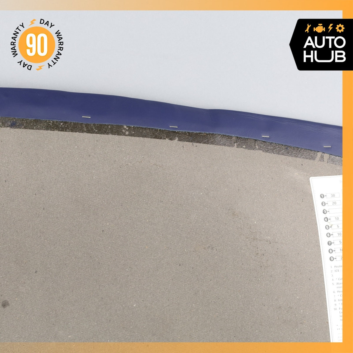 99-02 Bentley Arnage / RR Seraph Rear Left Side Trunk Boot Mat Carpet Cover OEM - photo 14