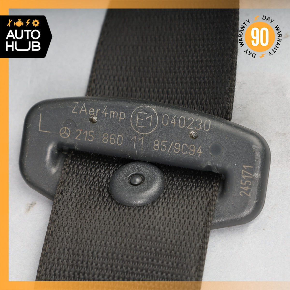 00-06 Mercedes W215 CL500 CL600 CL55 Front Left Seat Belt Retractor Black OEM - photo 17