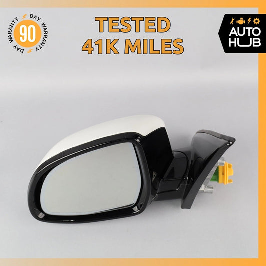 17-18 BMW F15 X5 Left Side Door Rear View Mirror w/ Blind Spot Camera OEM 41k - photo 1