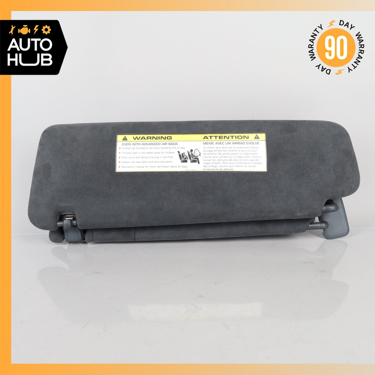 11-14 Porsche Cayenne 958 GTS Sun Visor Sunvisor Right Side Suede OEM - photo 9