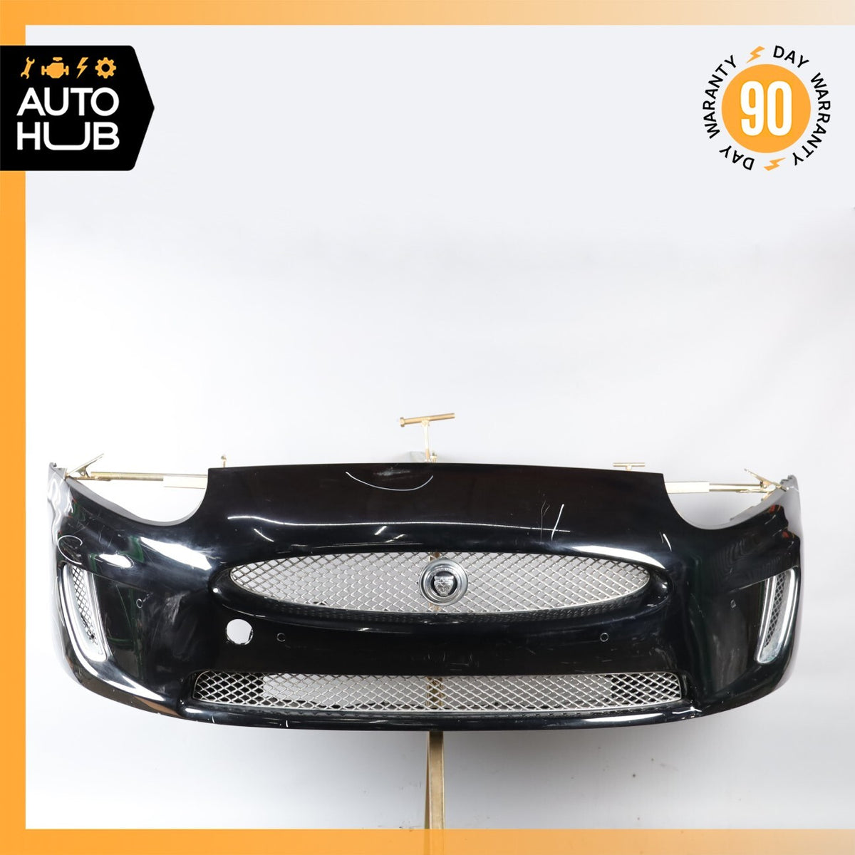 10-11 Jaguar X150 XK XKR Front Bumper Cover Assembly Black OEM - photo 1