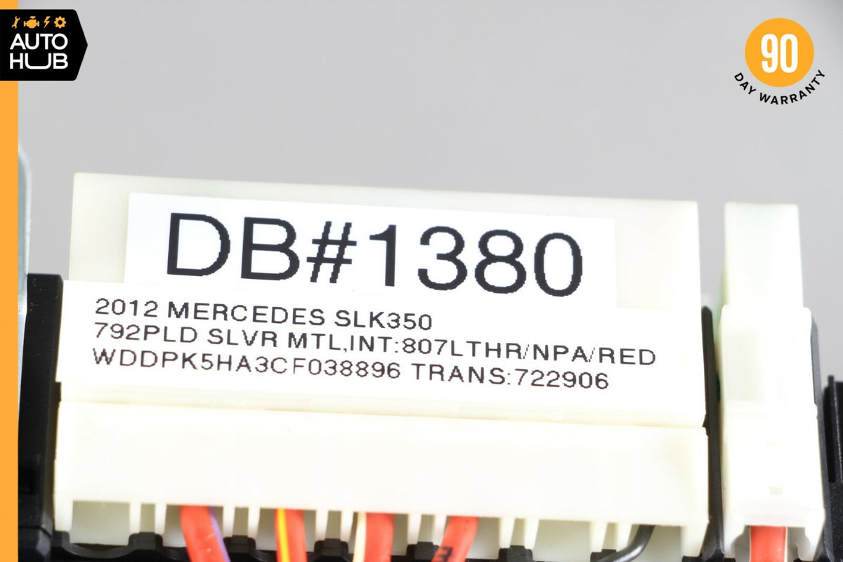 12-16 Mercedes R172 SLK350 SLK250 Rear Fuse Relay Box 1729060005 OEM - photo 10