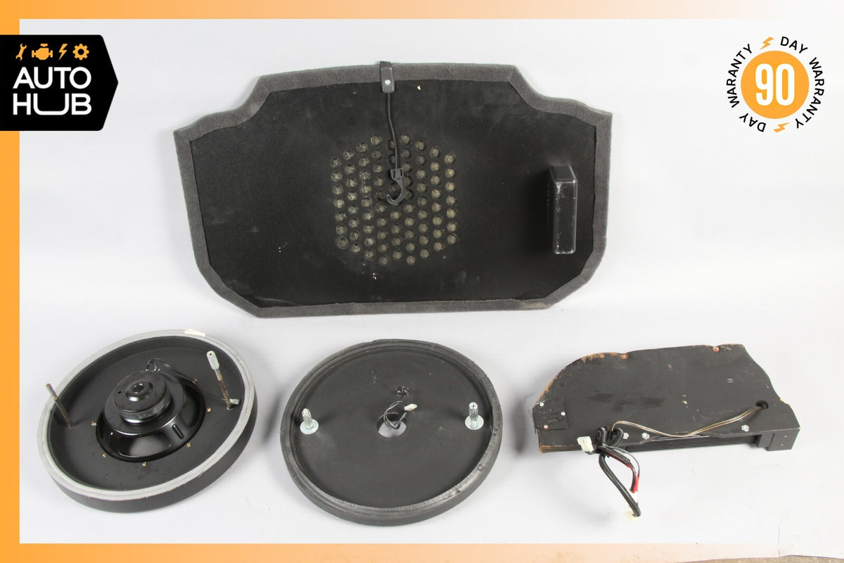 03-12 Mercedes R230 SL550 Subwoofer Speaker Amplifier w/ Custom Trim Set of 4 - photo 9