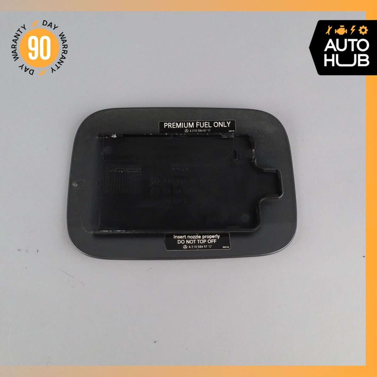 07-13 Mercedes W221 S550 S400 S63 AMG Fuel Door Lid Gas Tank Cover OEM - photo 4