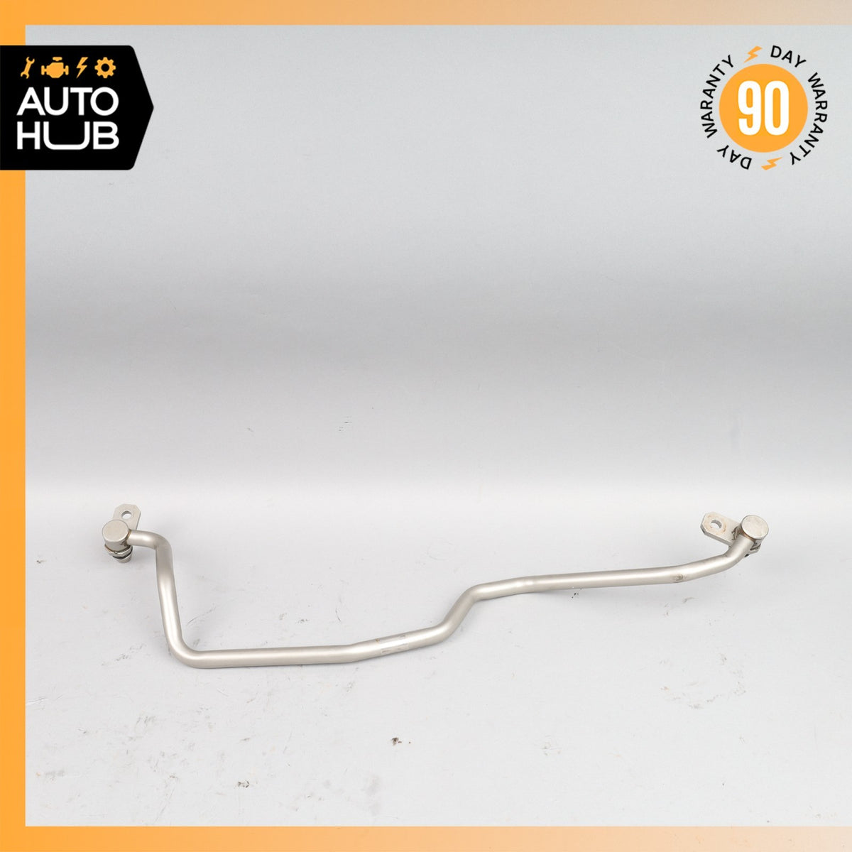 03-13 Bentley Continental GT GTC Lower Front Diff Oil Cooler Line 3W0317811 OEM - photo 6