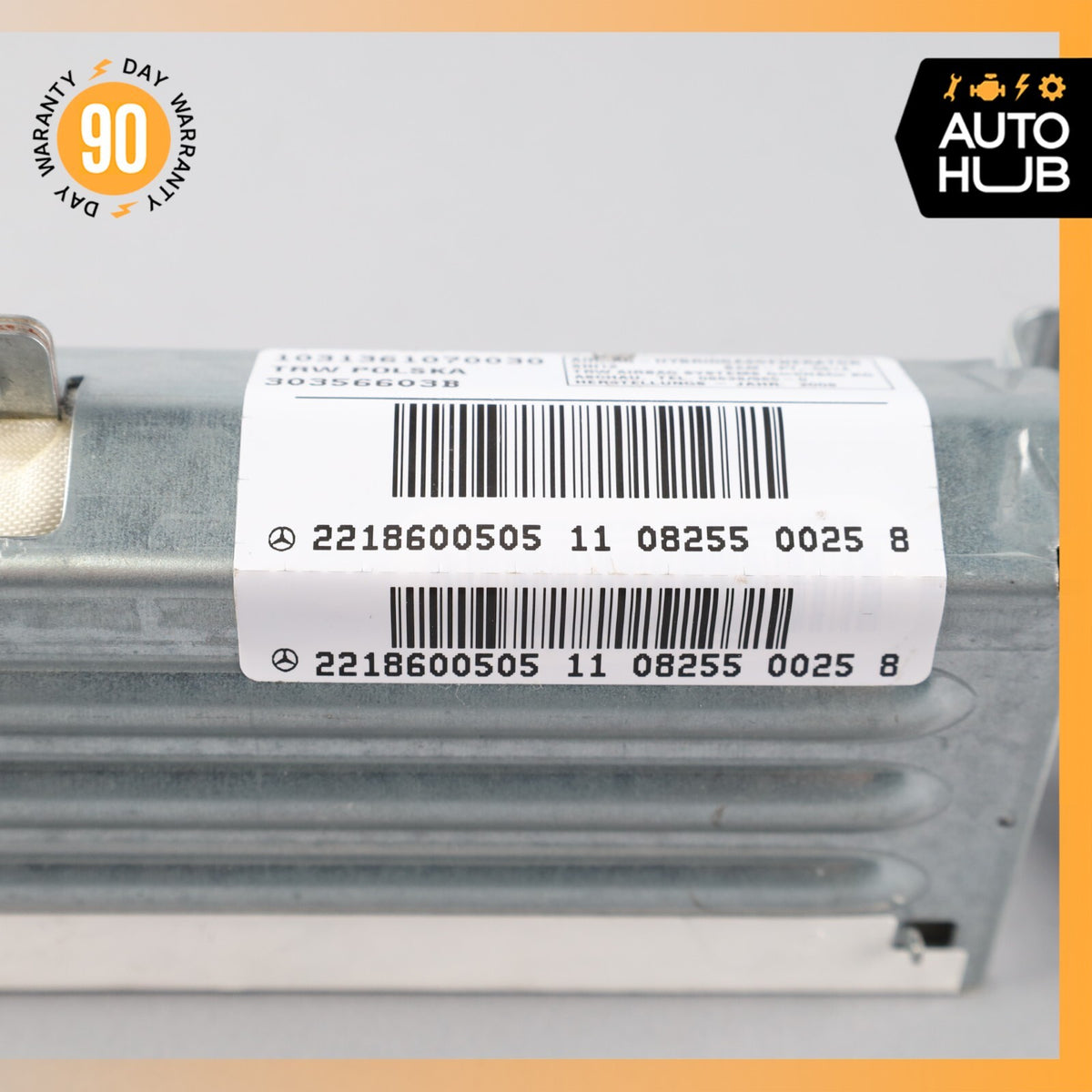 07-14 Mercedes W216 CL63 S63 CL550 Quarter Airbag Air Bag Rear Left Side OEM - photo 7