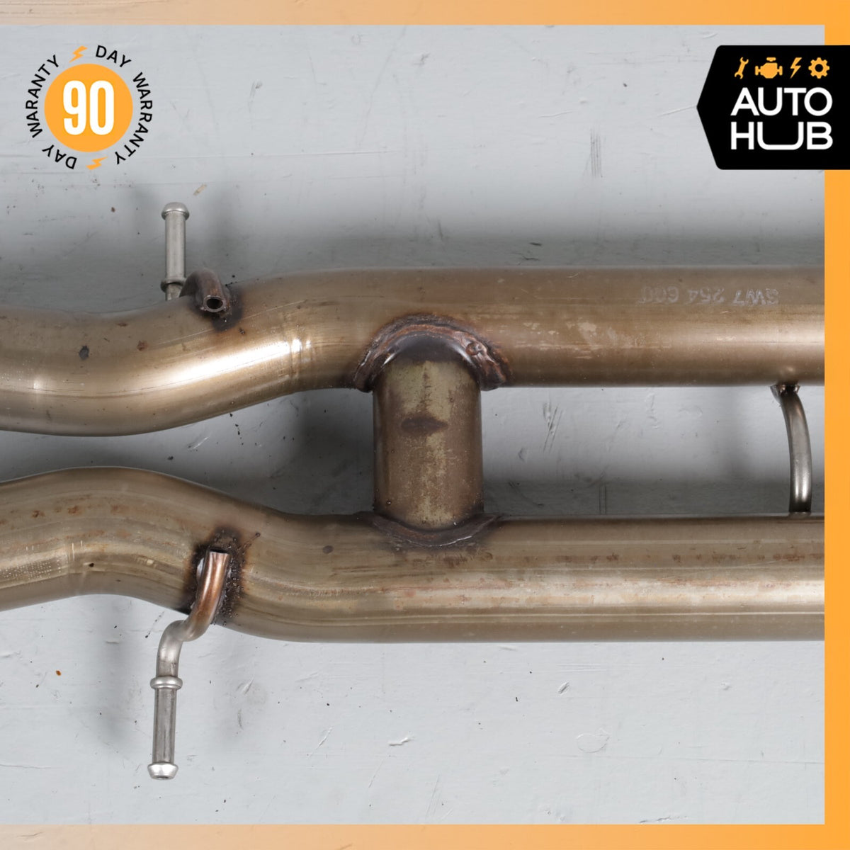 Bentley Continental GTC 6.0L Middle Mid Pipe Exhaust Downpipe Left & Right 63k - photo 5