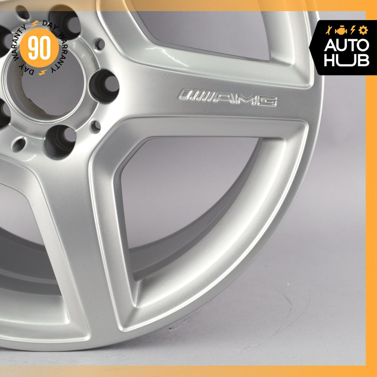 Mercedes W211 E350 E55 CLS55 AMG 9 x 18 18" Rear Wheel Rim 2114016702 OEM - photo 6