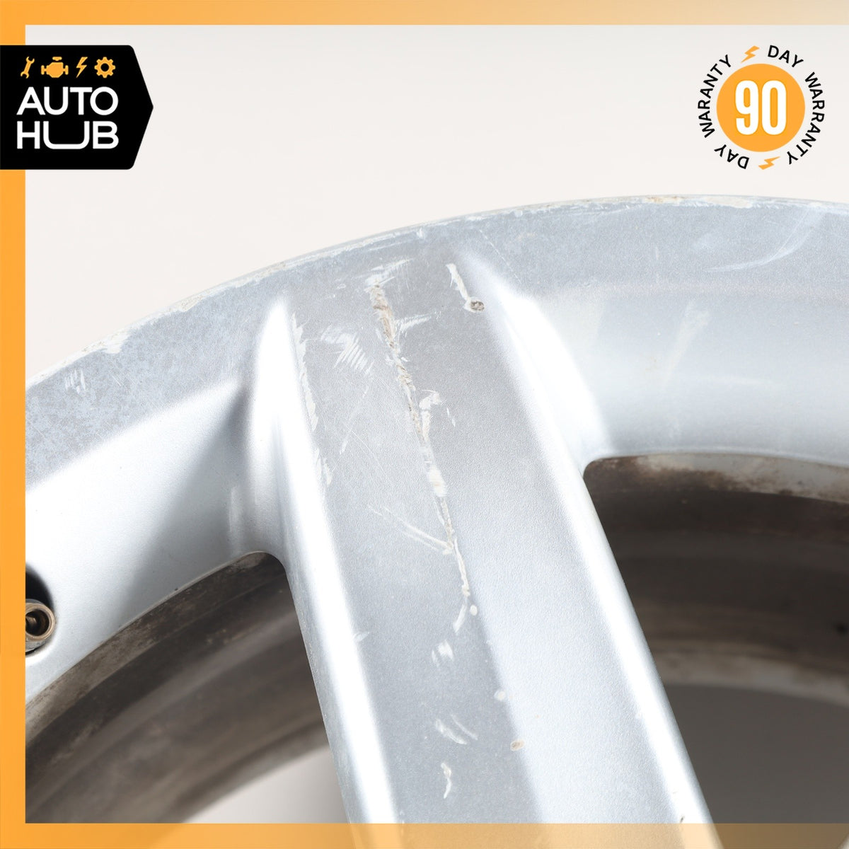 Mercedes R230 SL500 SL600 8.5 X 17 17" Wheel Rim Silver 2304010902 OEM - photo 8